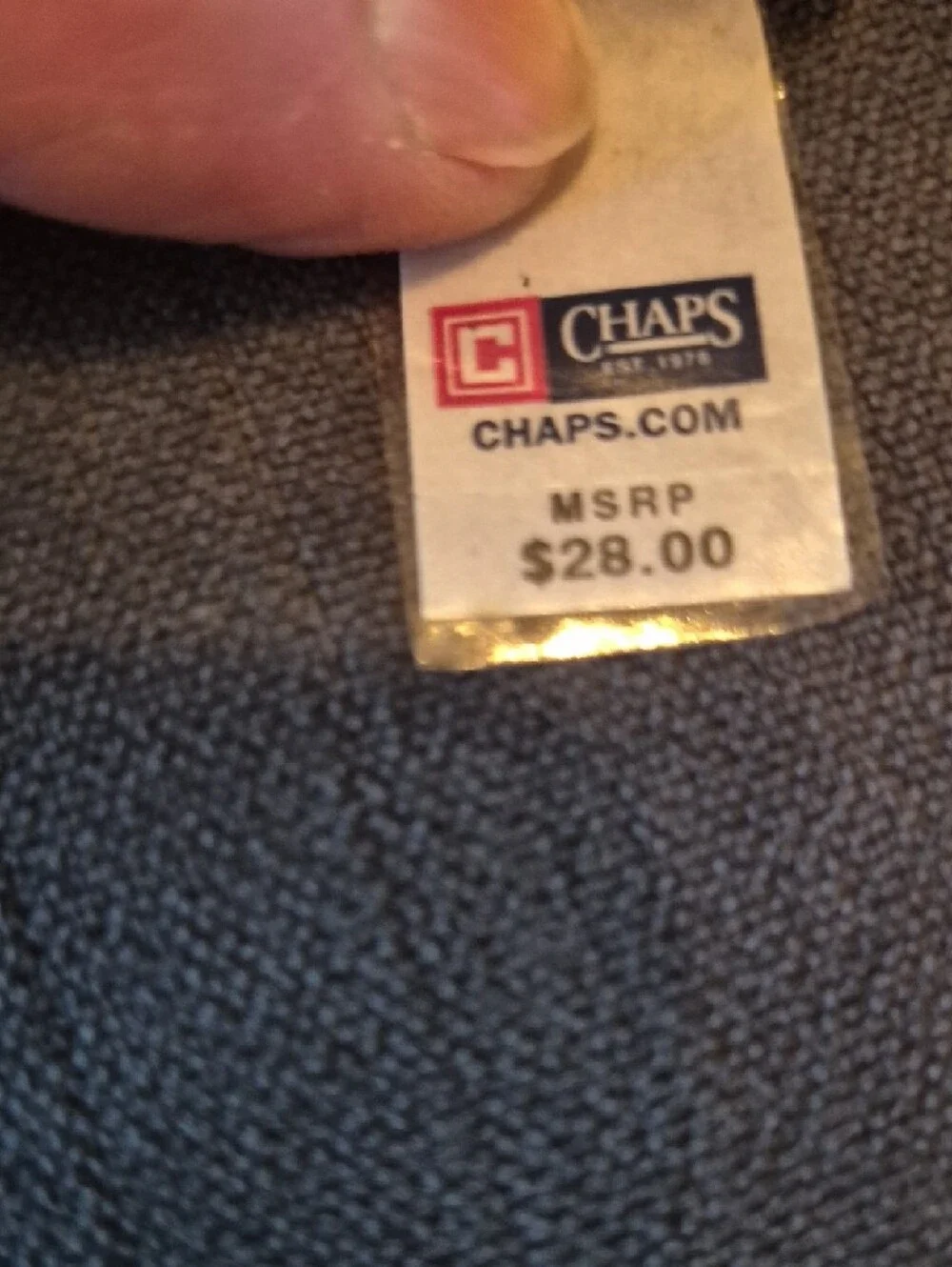Chaps sleek black